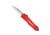 CobraTec Knives Trump 2024 Medium OTF 3 in Fixed Blade Knife, D2 Steel Blade, Cerakoted Handle, Wharncliffe, Not Serrated, Red, MTRP24REDWNS