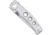 CobraTec Knives Maverick Button Lock Assisted Opening Folding Knife, 3.06 in, M390, Tanto Blade, Titanium, Silver, CTMVKM390TNS