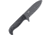 CobraTec Knives PSK Fixed Blade Knife, 4.5 in, 14C28N Black Dark Stonewashed, Spear Point, G-10, Black Handle, CTPSKBLKG10DSW, 1410077