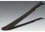 Latin Machete Plus, 18in Combo Blade, Black