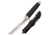 Cold Steel Master Tanto in San Mai 11 1/2in Fixed Knife, Black/ Silver, CS-35AB