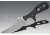 Cold Steel Mini Tac Skinner Fixed Blade Neck Knife, Black Faux G-10 handle, Plain, CS-49HSF