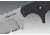Cold Steel Mini Tac 6.5in Tanto Fixed Blade Neck Knife, Serrated, CS-49HTFS