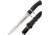 Cold Steel San Mai Black Bear Classic Fixed Blade Knife, 8.25in, VG-10 San Mai, Clip Point Blade, Black, Long G-10 Handle, CS-35AR