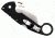 Cold Steel Tiger Claw Knife, 3in Serrated Blade, Black, CS-22KFS
