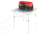 Coleman Roadtrip 225 Tt Grill Red, 2000033047