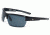 Coleman Summit Sunglasses, Shiny Black Frame, Smoke Lens Lens, Polarized, C6048-C1