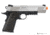 Colt 1911 Rail Gun CO2 Blowback, Silver Slide Full Metal w/Blk Frame 180531