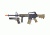A11 RIS Spring Rifle w/Colt 1911 Spring Pistol, Black/Tan