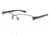 Columbia Cuyuna Single Vision Prescription Eyeglasses - Frame Brown/Navy, Size 55/16mm CBCUYUNA03