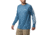Columbia Terminal Tackle Heather LS Shirt - Mens, Dark Turquoise Heather, White Logo, Small, 1709421435-S