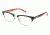 Columbia WILLAMETTE Bifocal Prescription Eyeglasses - Frame Black/Thunderbird Red, Size 54/19mm CBWILLAMETTE01
