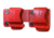Comp-Tac Twin Magazine Pouch W/ Belt Clip, Size 4 - Glock 9/40 Double Stack, .45 GAP, Left Hand, Kydex Red, C62304000LRDN