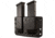 Comp-Tac Twin Warrior Mag Pouch OWB Kydex, Size 4 - Glock 9/40 Double Stack, .45 GAP, Black, C70904000NBKN