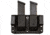 Comp-Tac Twin Warrior Mag Pouch OWB Kydex, Size 4 - Glock 9/40 Double Stack, .45 GAP, Black, C70904000NBKN