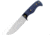 Condor Blue Havoc Fixed Blade Knife, 5.5 1075HC steel blade, Paper and blue micarta handle, CTK2831-5.5HC