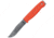 Condor Bushglider Knife Orange, 4.25 black stonewash finish 1095HC steel clip poi, Orange textured polypropylene handle, CTK3951-4.2HC