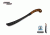 Condor Golok Machete,14.25in,Carbon Steel Blade,Brown Hardwood Handle CTK41014HCS
