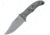 Condor Little Bowie Knife, 4.63 blasted satin finish 1075HC steel clip point, Black and gray micarta handle, CTK1821-4.5HC