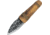 Condor Tool and Knife Otzi Knife, 5.5in Overall, 2.25in Hand Forged 1095Hc Steel Blade, American Hickory Handle With Recessed Wire Wrapping, Brown Leather Sheath, CTK3922-2.2
