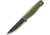Condor Terrasaur Fixed Blade Green Knife, 4.13 natural finish 1095HC steel blade, Green polypropylene handle, CTK3943-4.1