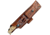 Condor Tool and Knife Toki Knife, 9.25in Overall, 4.5in Blasted Satin 1075Hc Steel Drop Point, Natural Canvas Micarta Handle w/ Concave Notch And 90 Degree Striker, Brown Leather Sheath, CTK3920-4.7HC