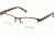 Cover Girl CG0544 Eyeglass Frames - Matte Light Brown Frame Color