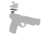 Crimson Trace Rear Sight Adapter For Red Dot, Black, 01-3000054