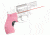 Crimson Trace Smith and Wesson, J Frame Lasergrip, Round Butt Lasergrip,Front Activation-Pink, Clam P 191531