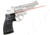 Crimson Trace Smith and Wesson, K/L/N Square and Round Hard Polymer, Front Activation, Clam Pack 191534