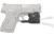 Crimson Trace Weapon Light, 1/3N Lithium, Glock 42 &amp; 43, White, 100 Lumen, Black, LTG-773