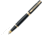 Cross Sheaffer 300 Glossy Black Fountain Pen w/ Medium Nib and Gold Tone Appointments, Black E0932553