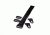 Crosstac Buttstock / Sling Upgrade Kit, Black, Regular, 135026-BLK