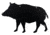 CTS Targets Wild Boar, 28in H x 43in L, 65lb, Steel, NSN N CTS-BOAR-56