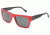 D&amp;G DD3044 Sunglasses 768/87-5618 - Red On Black Gray Blue