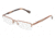 D&amp;G DD5078 Progressive Eyeglasses, Brushed Light Brown Frame / 50 mm Prescription Lenses, 456 5017
