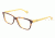 D&amp;G VIBRANT COLOURS DD1238 Bifocal Prescription Eyeglasses 2606-5215 - Havana On Yellow Frame, Clear Lens Lenses