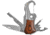 Dakota Multi Tool Wood, 3.5in Closed, Brown Wood Handle, Brown, 91162