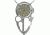 Dakota Watches Multi Tool Clip, Silver, 3857-1