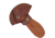 Damascus Cutter Colorwood Fixed Blade Knife, 1.00 in, Damascus Steel, Ulu Blade, Red Sculpted Pakkawood Handle, DM1298RD