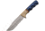 Damascus Fixed Blade Blue Wood, DM1405BL