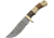 Damascus Hunter Walnut/Bone