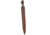 Damascus Roman Delos 23in Sword, 30in Overall, 23in Double Edge Damascus Steel Blade, Brown Sculpted Wood Handle, Brown Leather Belt Sheath, DM-5028