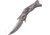 Dark Side Blades Dragon Linerlock A/O Mirror Folding Knife,3.25in,Stainless Steel,Standard Edge,Mirror Polish DSA019CH