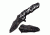 Dark Side Blades Folding Blade, 4in, Stainless Steel Blade, Matte Aluminum Handle DS-A029SL