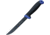 Dark Water 5Cr15MoV Fillet Knife, 11in Overall, 6in, Black 5Cr15MoV Fillet Blade, Blue/Gray Rubber Handle, Nylon Sheath, DW-FIX002CS