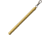 Darrel Ralph Brass Kubotan, 4.63in Overall, Attachment Clip, Brass Construction, BRASS KUBATON