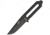 Darrel Ralph Sermon Neck Knife, 4.75in Overall, 2in Black 154Cm SS Blade, One-Piece Construction, Black Kydex Neck Sheath, DDR NECK KNIFE