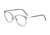 Davidoff 95134 Eyeglass Frame,Rhodium Frame, 95134-6500