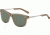 Davidoff 97208 Sunglasses, Brown Translucent Frame, Green Lens, 97208-4224
